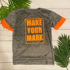 RBX Gray and Orange “Make your Mark” Graphic Tee